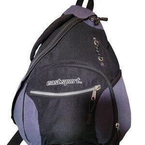 Eastport backpack Grey and Black Tote School College camping Hiking